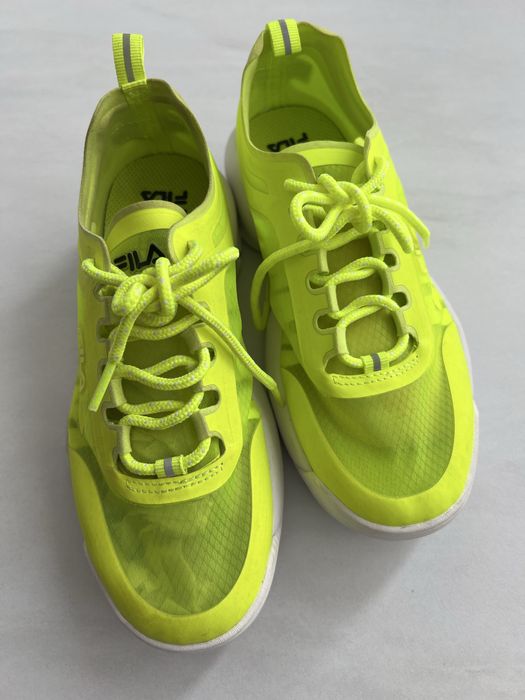 Кросівки fila neon lime