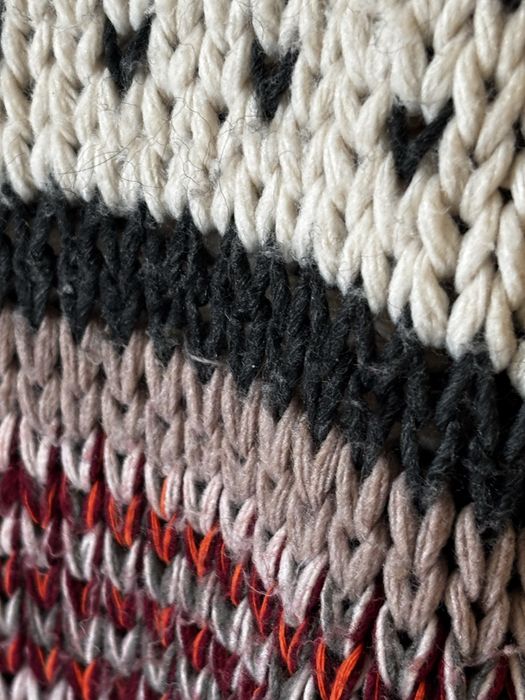 Camisola multicolor de malha da Slowlove