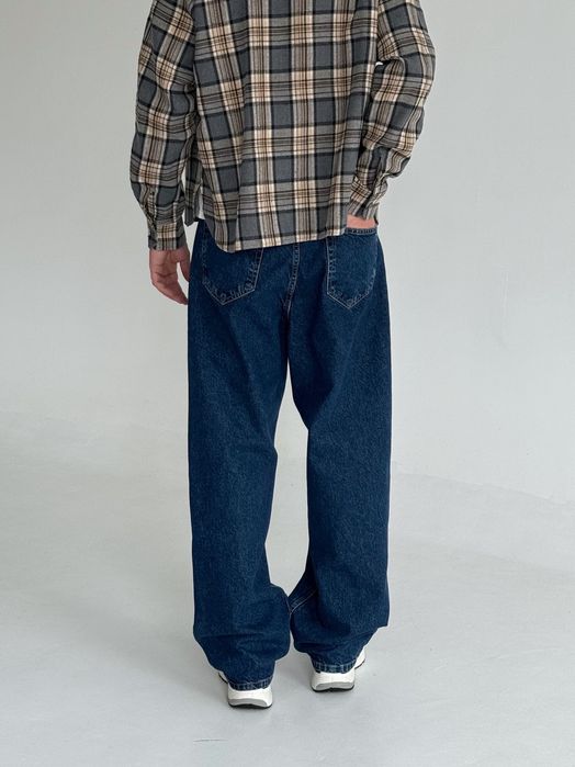 Джинси чоловічі широкі baggy jeans, штани баггі | Джинсы багги мужские широкие Джынсы беги в стиле 90 х реп ск8 Штаны rap pants sk8 y2k | Розмір XS