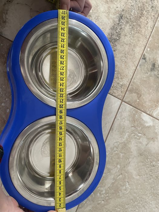 Тарілка для собак двійна