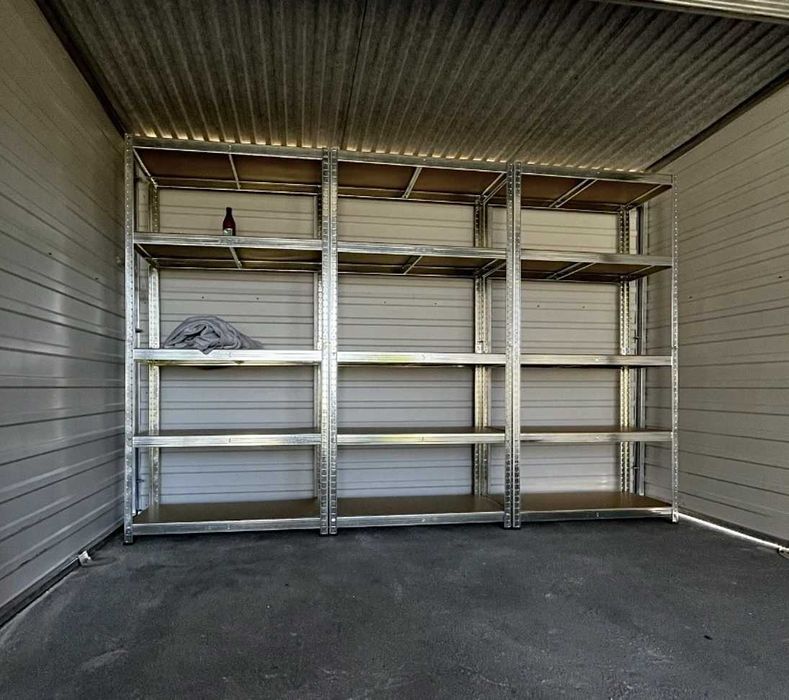 Regał Magazynowy Sklepowy Metalowy 180x90x40cm 5 Półek 875kg Do Garażu