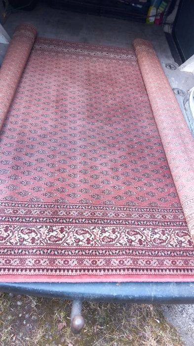 Dywan wełniany 200x300cm.PRL vintage style.