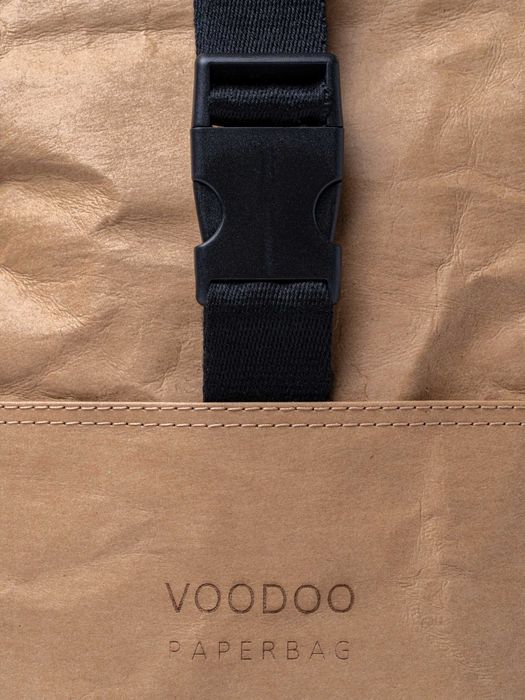 Nowy, papierowy plecak Voodoo w kolorze piaskowym