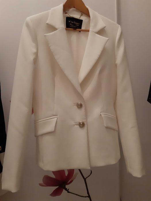 Garnitur damski marynarka żakiet j. Balmain włoski garsonka Komunia