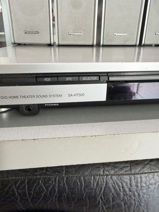 Zestaw kina domowego Panasonic dvd + 5 głośników + subwoofer