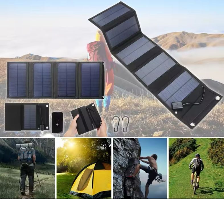 Carregador Kit painel solar portatil 40W