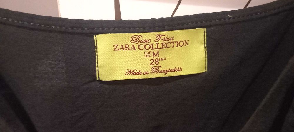 Top preto - 36/38 - Zara