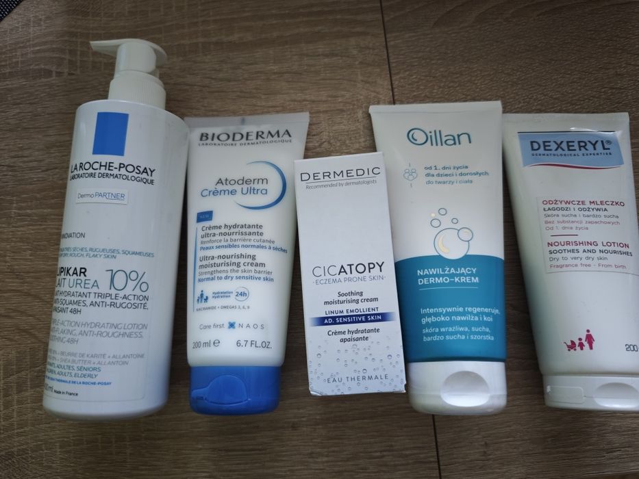 Emolienty do ciała , zestaw