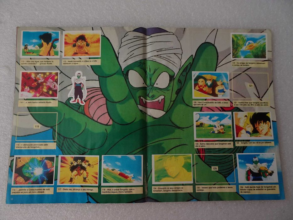 Caderneta Dragonball - Panini (faltam 69 cromos)