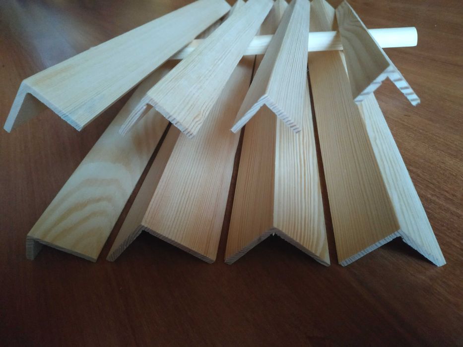 Listwa wykończeniowa drewniana kątownik narożnik 40x40 OLX Narew