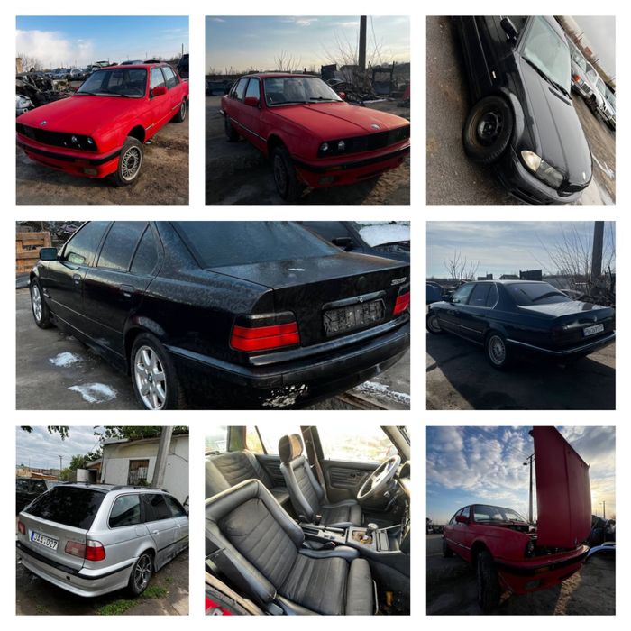 BMW. Е36 седан. РАЗБОРКА BMW E32 E34 E36 E38 E39 E46 E53 E65 E60 E70