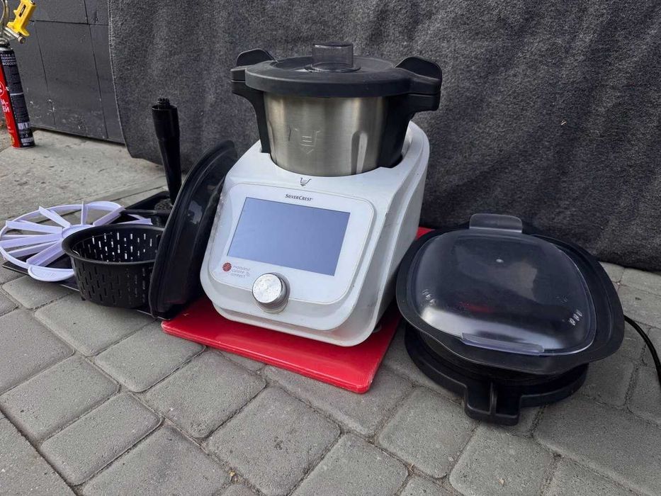 Кухонна машина Silver Crest SKMC 1200 F6 Kitchen Tools Monsieur Cuisine Smart Wi-Fi / Кухонный комбайн