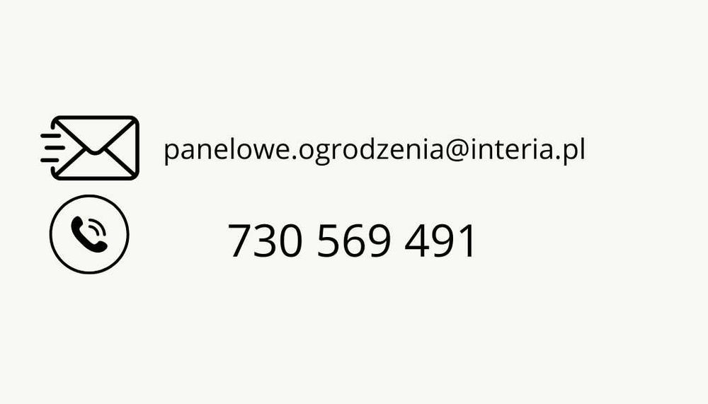 PROMOCJA !!Ogrodzenia panelowe  ZESTAW  H=123  #4  *1 MB -49 ZŁ