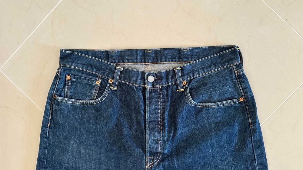 Levis 501 38/32 Spodnie Piękne