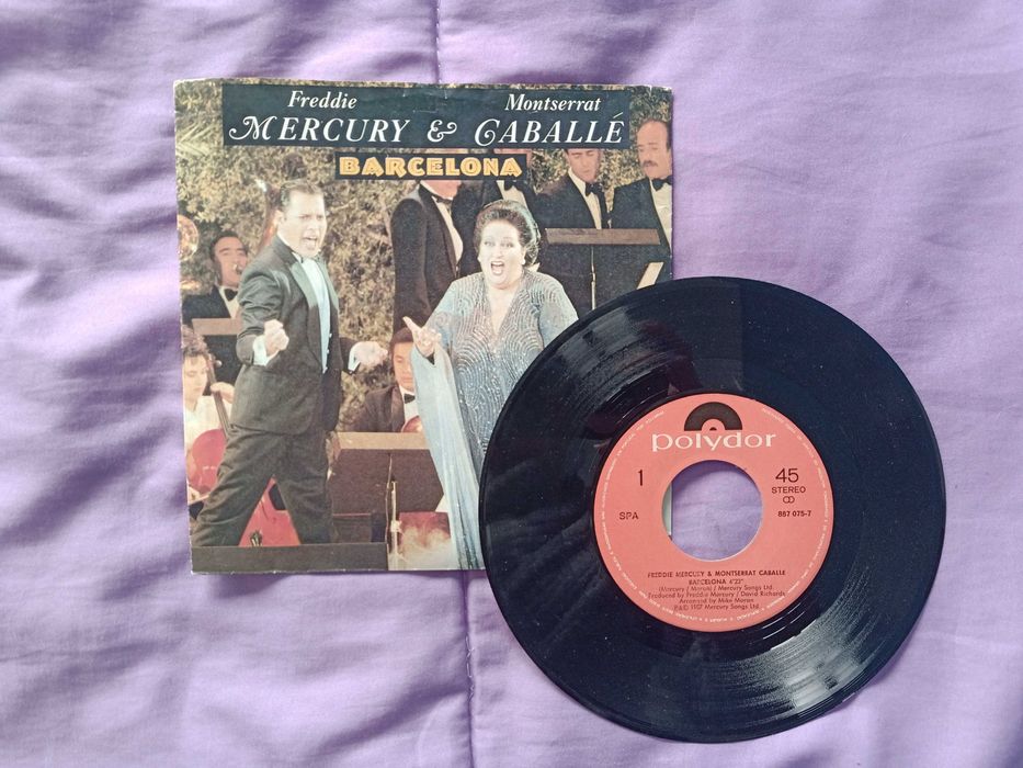 Disco de Vinil - Freddie Mercury & Montserrat Gaballé