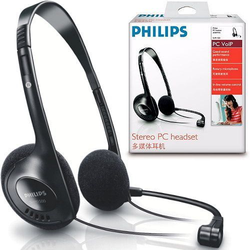 Наушники гарнитура Philips SHM1500K (Black)