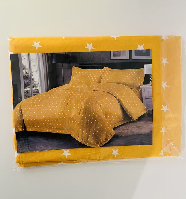 Комплект постільноі білизни дитяча постіль із зірочками в дитяче ліжко