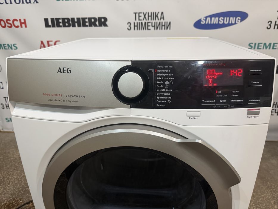 Сушильна машина AEG T8DE76585 з Німеччини