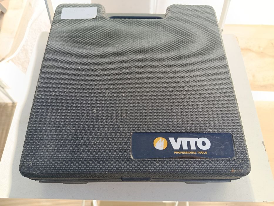 VITO Clavadora/Agrafador Pneumático 4–7 Bar com Mala - VITO Professional Pneumatic Nail/Staple Gun 4–7 Bar with Case