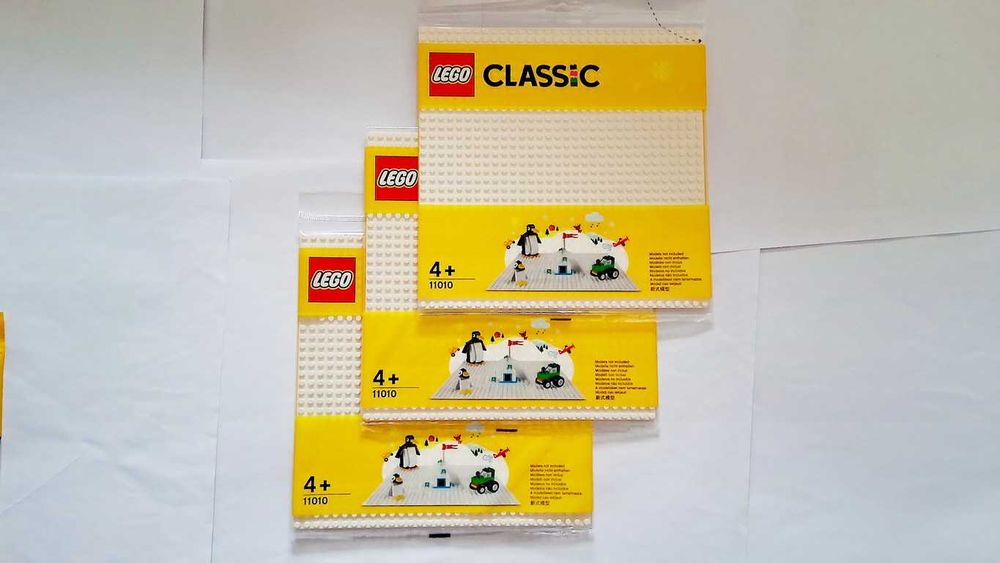 Lego Classic 11010 White Baseplate Polybag 3 un seladas Star Wars