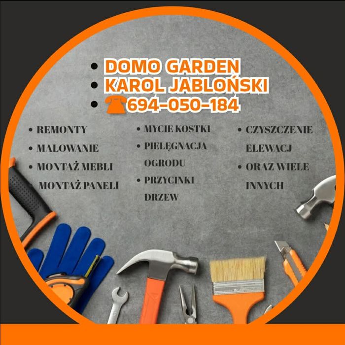 Prace ogrodowe, remontowe i porządkowe.