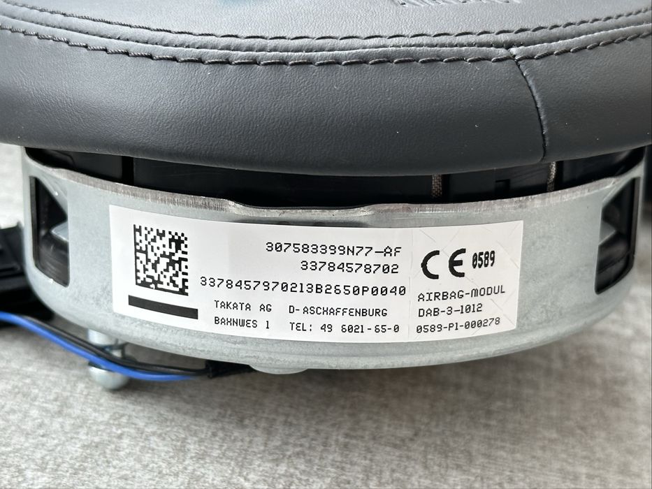 Airbag подушка М руль BMW G20 G22 G30 G32 G01 G02 G05 G06 G07 G11 G12