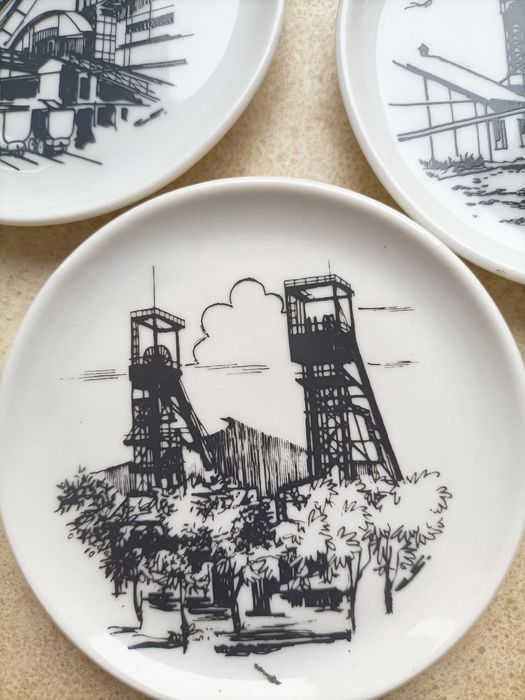 Szyby górnicze. Talerzyki ścienne