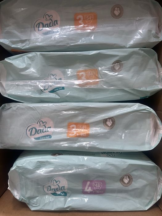 Pieluchy dla dziecka pampersy dada rozmiar 2 3 4 6