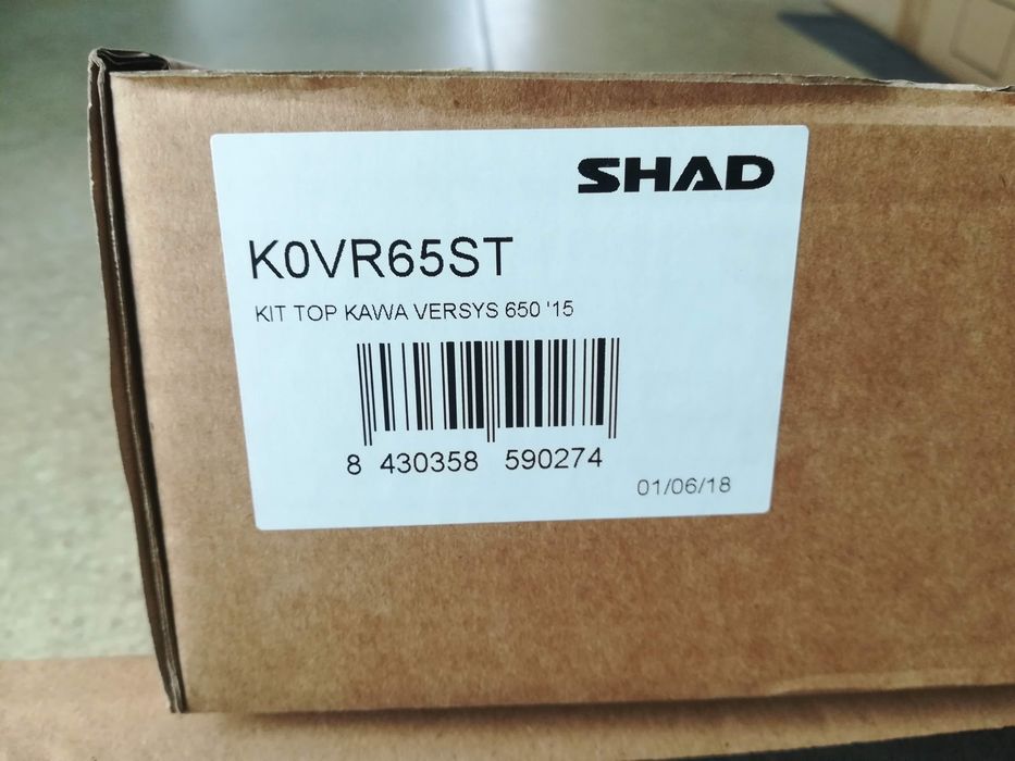 Conjuntos de malas Shad e apoios kawasaki Versys 650