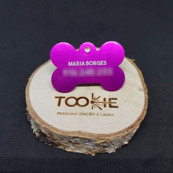 Chapinhas Personalizadas com nome para cão ou gato