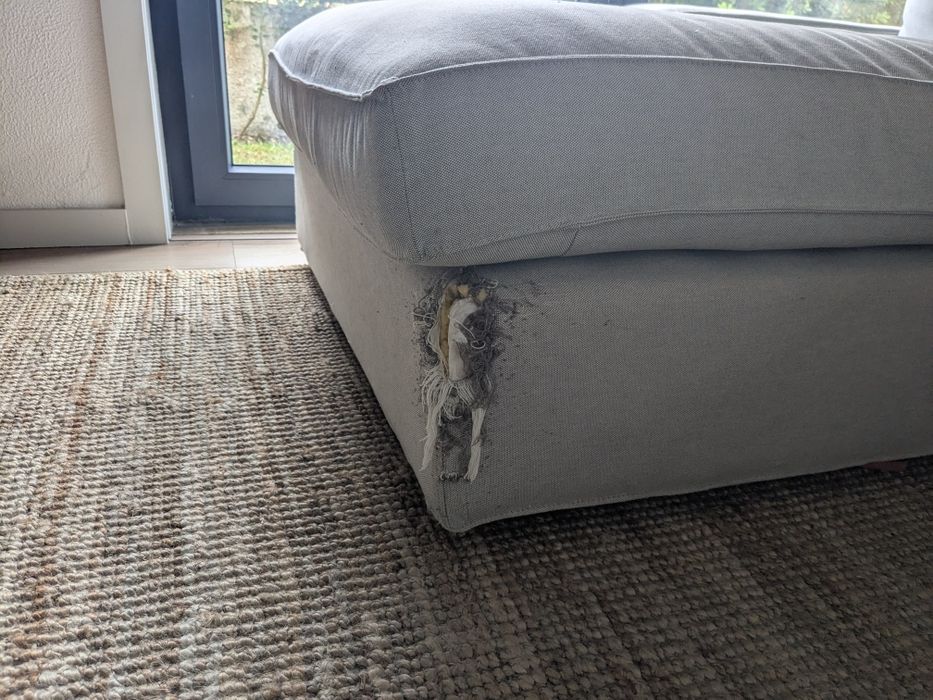 Sofá kivik 3 llugares com chaise longue