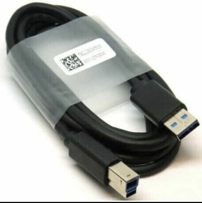 Кабель Dell USB - USB Type-B V 3.0 (M/M), 1.8 м, Black