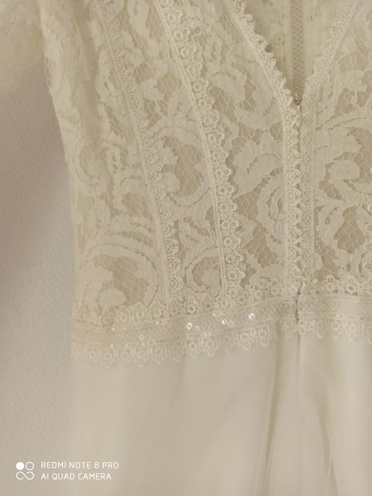 Suknia ślubna w stylu rustykalnym/romantycznym/boho,koronka,kryształki