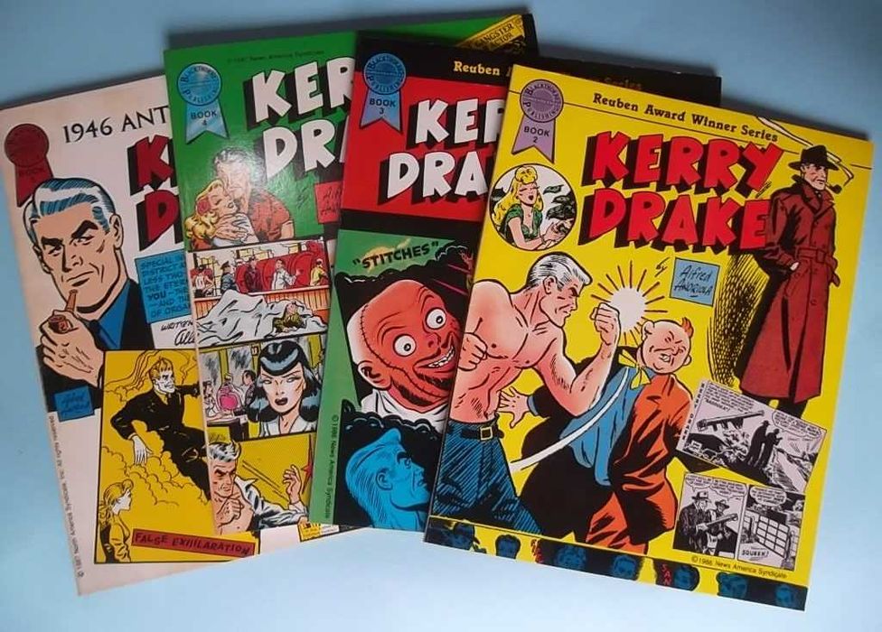 KERRY DRAKE - Alfred Andriola - 4 volumes, BD clássica de 1943 a 1946