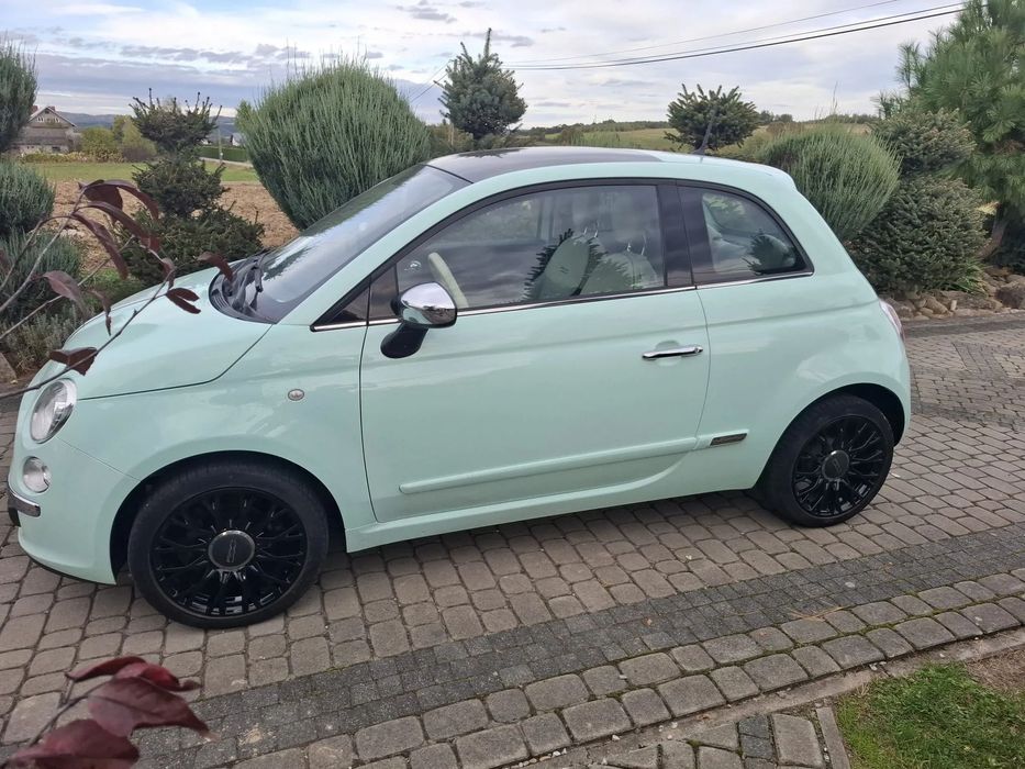 Fiat 500 Miętowy