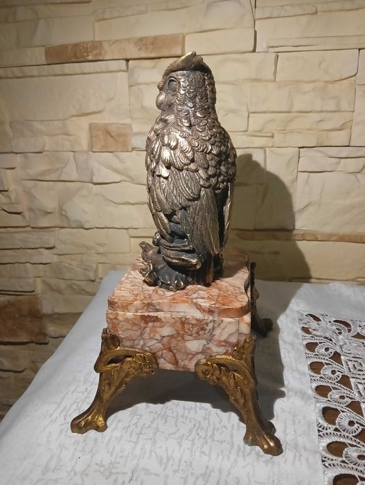 figurka sowa antyczna