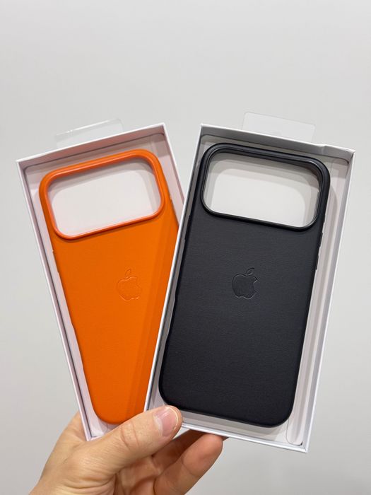 Чехол Leather Case iPhone 17 Pro | Max (MagSafe)