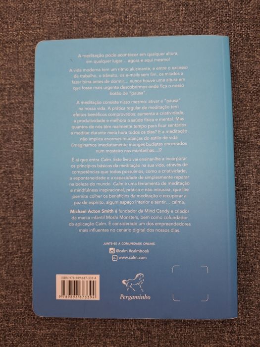 Calm: Acalmar a Mente para mudar o Mundo de Michael Acton Smith