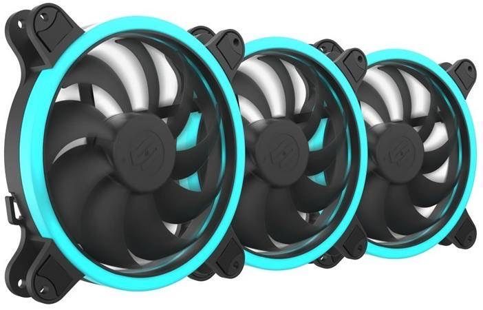 3x SilentiumPC Corona RGB - Wentylatory - 120 mm - 3 Pin