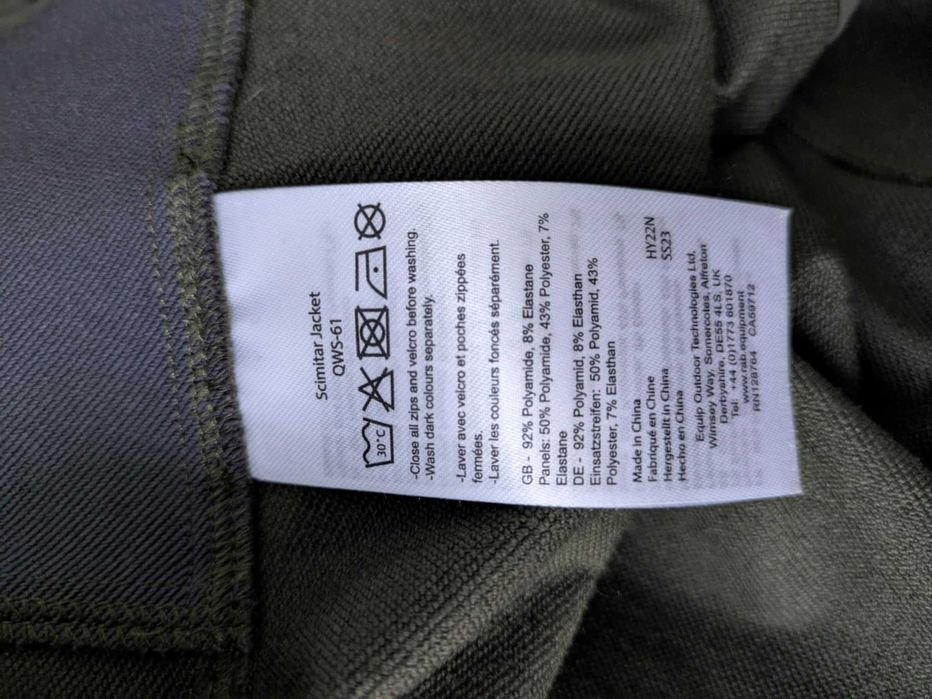 Kurtka softshell Rab Scimitar Jacket Army Matrix rozmiar S