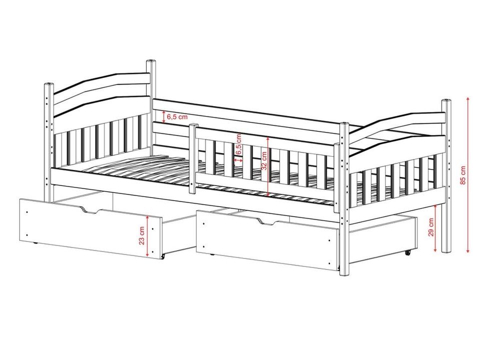 Łóżko dzieciece 160x80