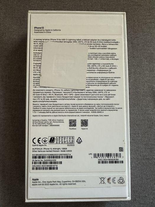 Iphone 13 128 GB Midnight