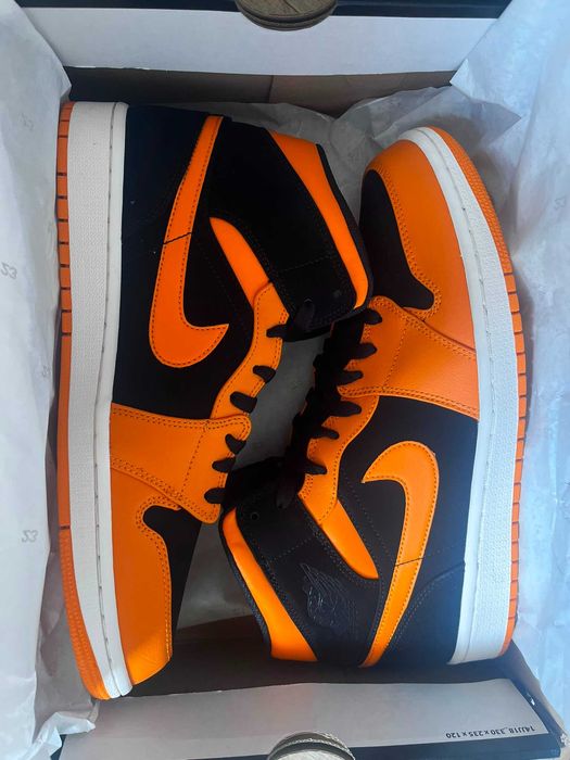 Air Jordan 1 Mid Black Orange Peel R. 44 / 28 cm NOWE 100% ORYGINAŁ