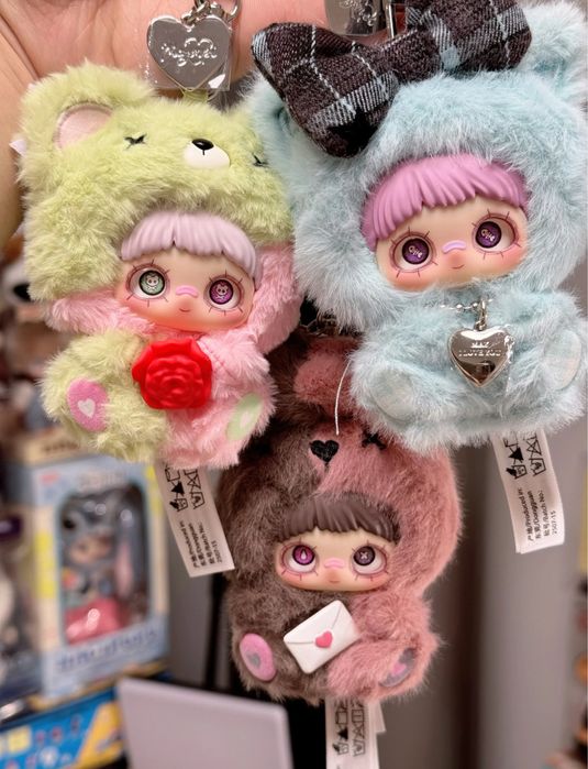 Оригинал MayMei: Плюшевый брелок "May I Love You" (Мини-подвеска)