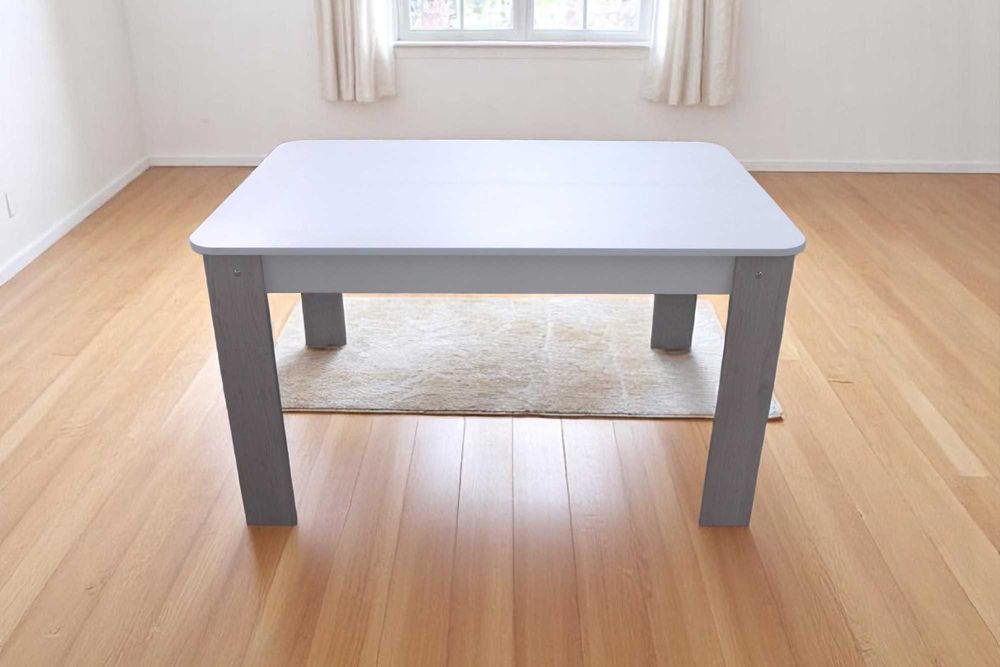 Mesa de Jantar Branco/Rústico | Nova | Entrega Grátis