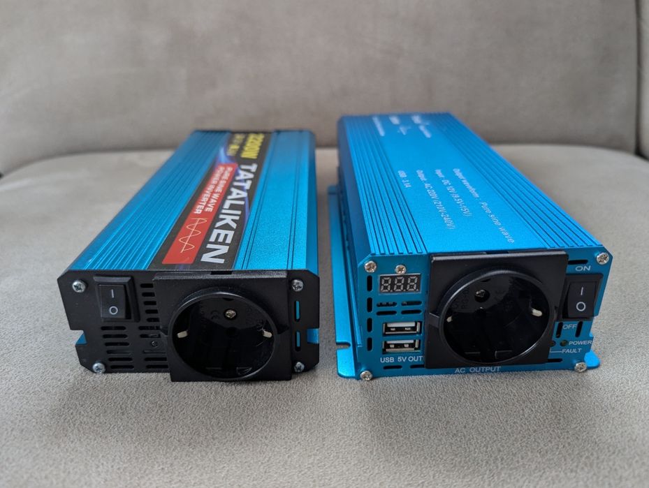 Інвертор Tataliken 1600w чистий синус євророзетка