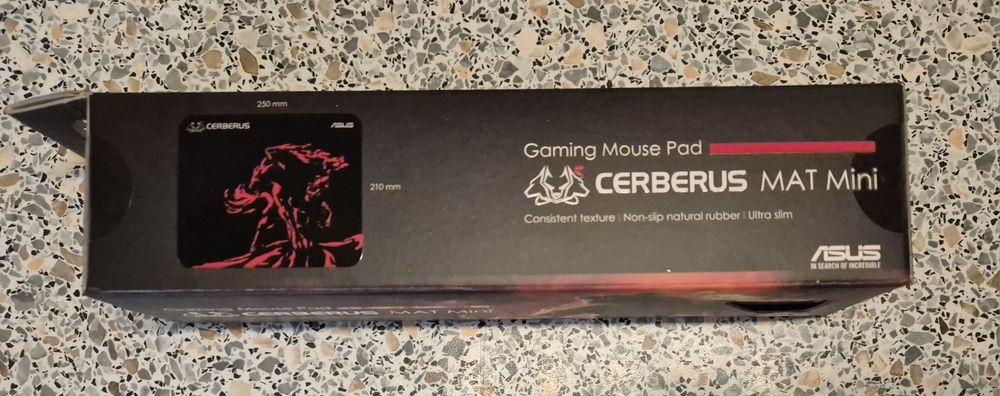 ASUS Cerberus Mini Red Gaming Mouse Pad, новий, запечатаний, ідеальний на подарунок
