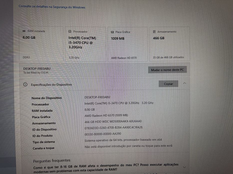 Pc I5 3470 8gb Ram