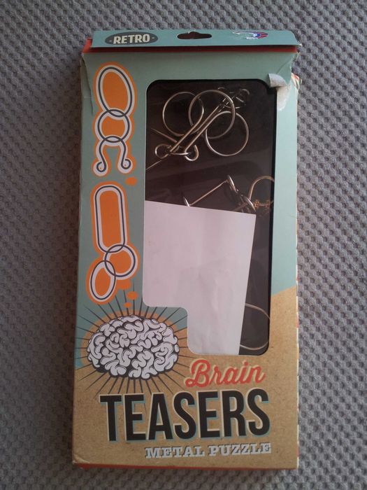 puzzle metalowe brain gra logiczna