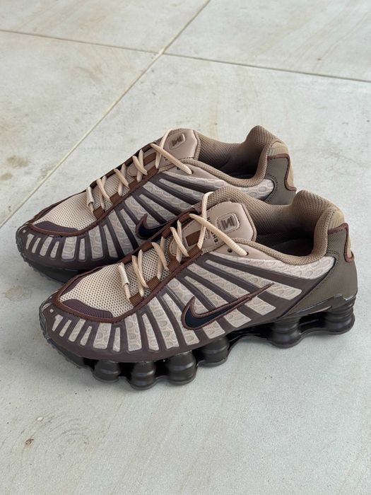 Мужские кроссовки Nike Shox Tl Khaki Ironstone Off Noir . 41-45